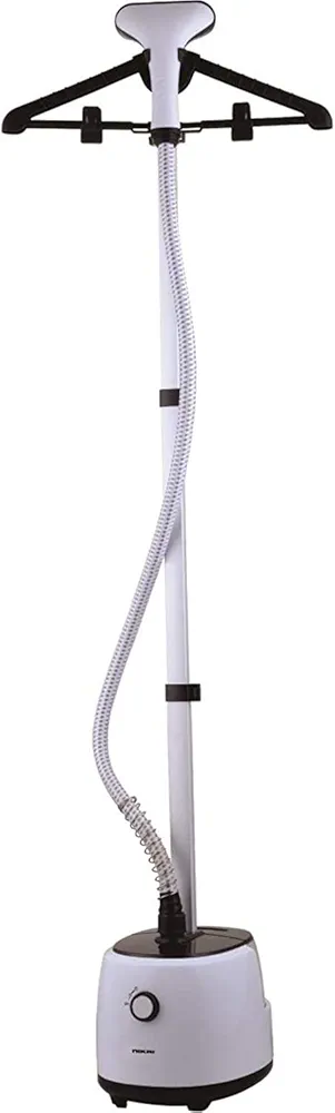 Nikai Garment Steamer 1600W with Adjustable Pole - 1.8L Tank, 50 Min Steam, 2 Steam Levels (Model NGS566A)