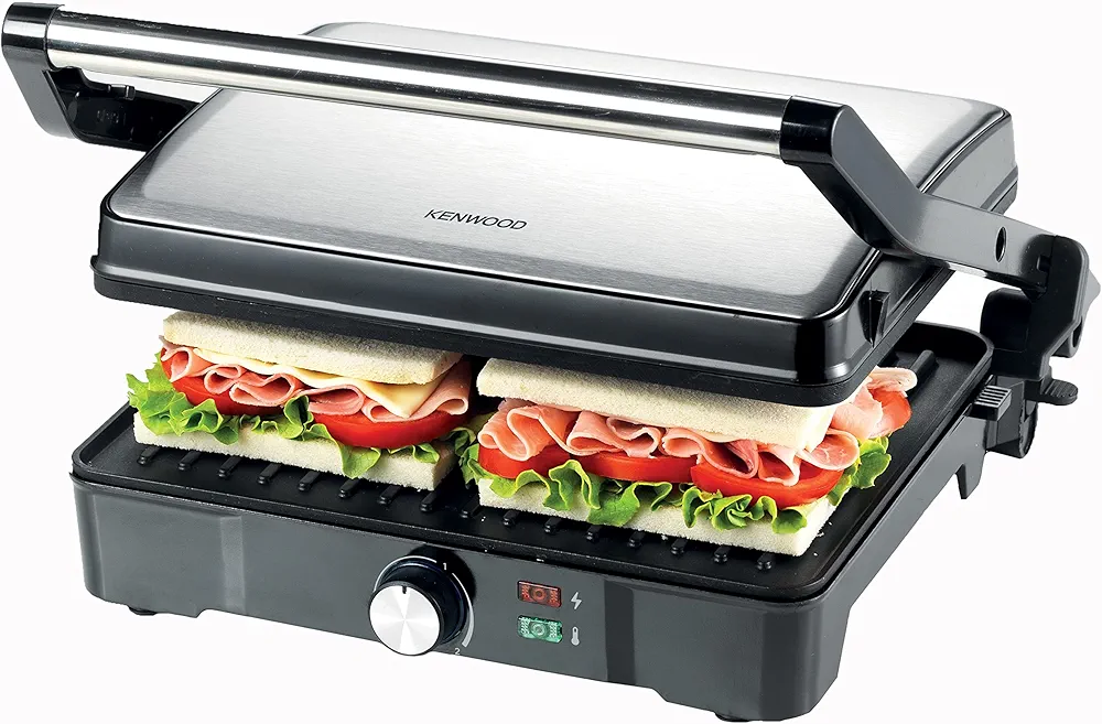 Kenwood HGM31 2000W Contact Health Grill - Silver