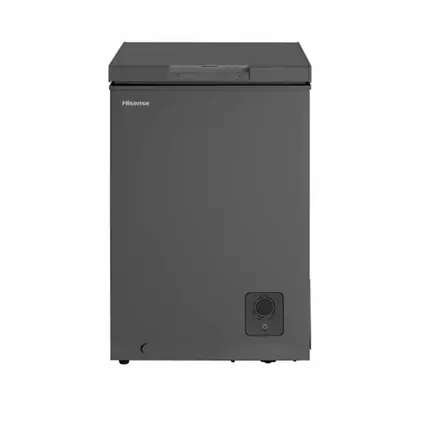 Hisense 142L Chest Freezer - H175CFS Grey, 4-Star Energy Rating, Fast Freeze & 135H Power Backup