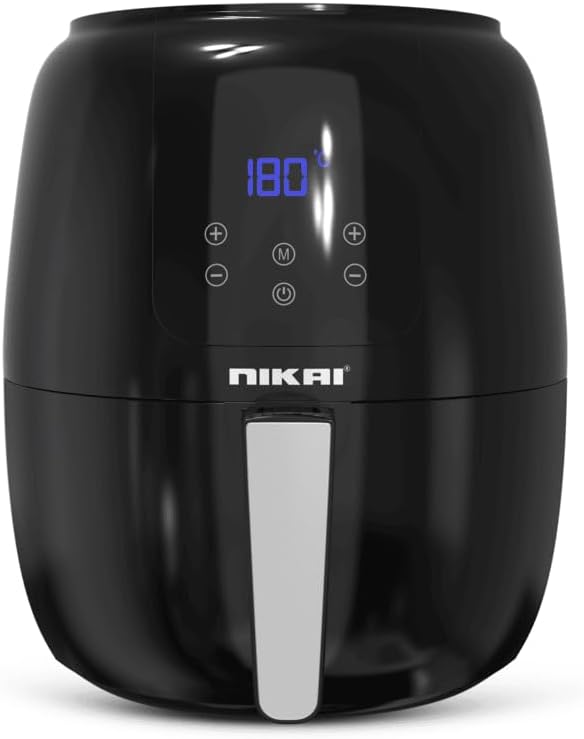 Nikai 9L Digital Air Fryer with 1800W Power - Large Capacity Family Air Fryer with Digital Controls NAF999D
