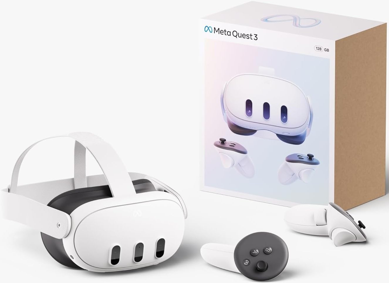 Meta Quest 3 128GB Mixed Reality Headset - Next-Gen VR Experience