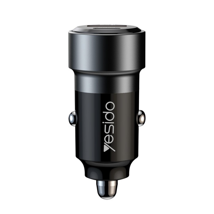 Yesido Y55 60W Fast Charging Car Charger With TC to TC Cable Car Cigarette Lighting Port Charger Adapter
