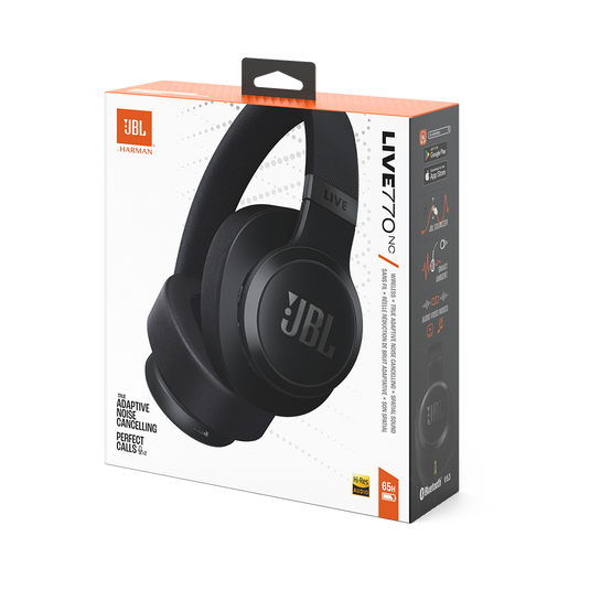 JBL Live 770NC Noise Cancelling Wireless Headphones - True Adaptive Noise Cancelling, 65-Hour Playtime, JBL Signature Sound, Bluetooth 5.3, and Multi-Point Connection - product image