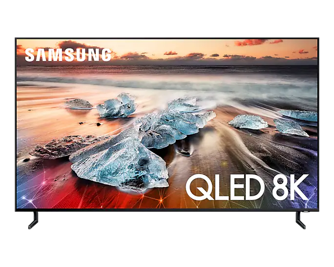 Samsung Q900R 75 Inch Class 8K UHD HDR Smart QLED TV with AI Upscaling Quantum Processor One Connect Box Ambient Mode Motion Rate 200 and Smart Hub